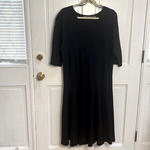 Ivanka Trump navy Midi Dress